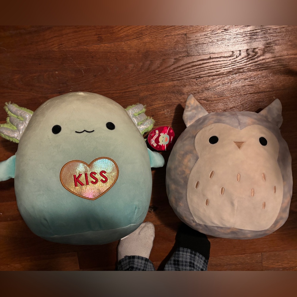 Two squishmallows!